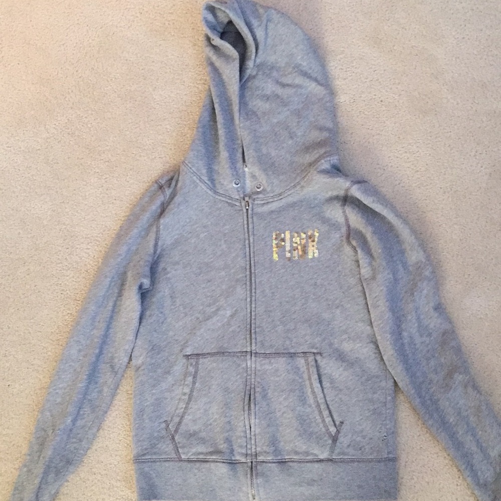 PINK zip-up jacket